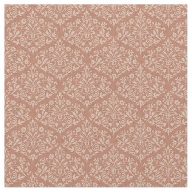 Tissu Damassé Sienne (Fermer)