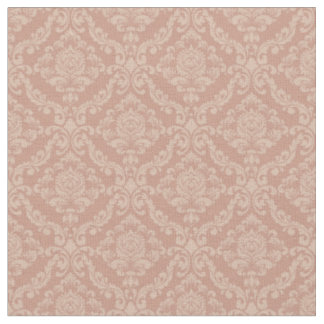 Tissu Damassé Sienne
