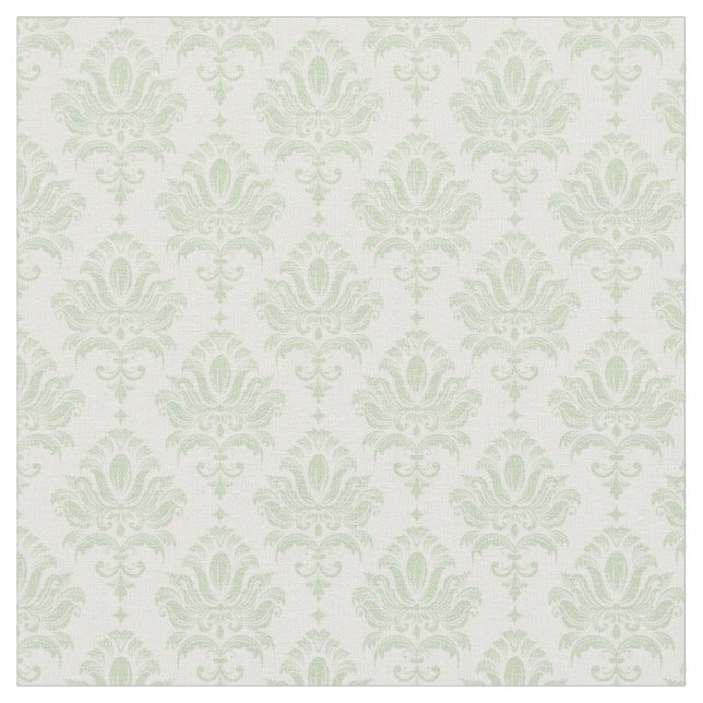 Tissu Damassé vert sauge (Fermer)