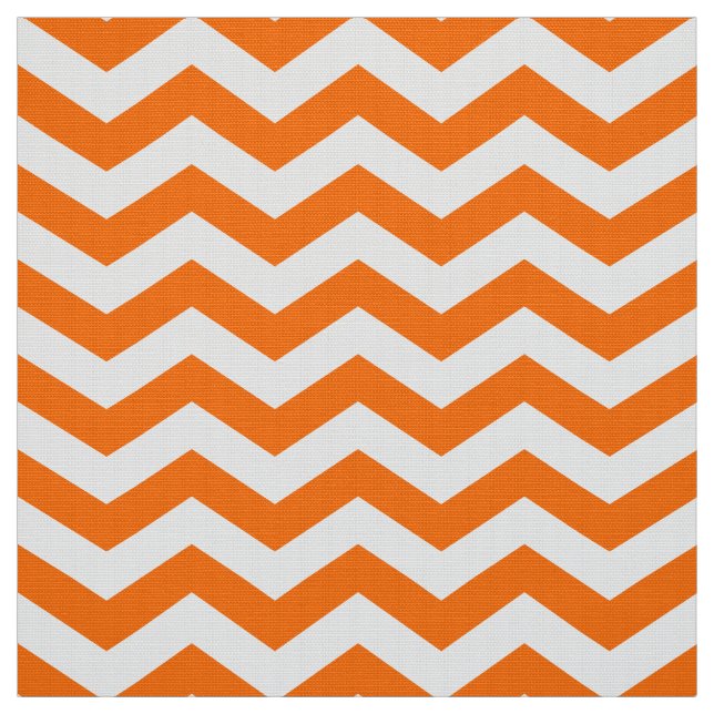 Tissu d'ameublement Chevron Orange au mètre (Échantillon)