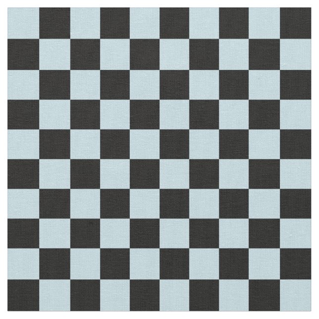 Tissu Damier bleu et noir (Fermer)
