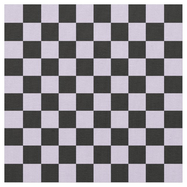 Tissu Damier mauve et noir (Fermer)