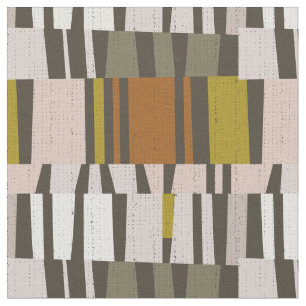 Tissu damier rayé multicolore dessiné à la main
