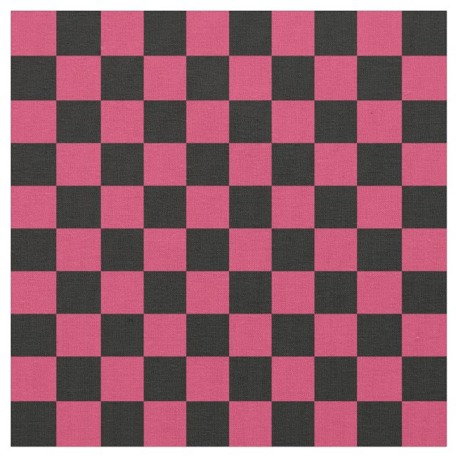 Tissu Damier rouge et noir (Fermer)