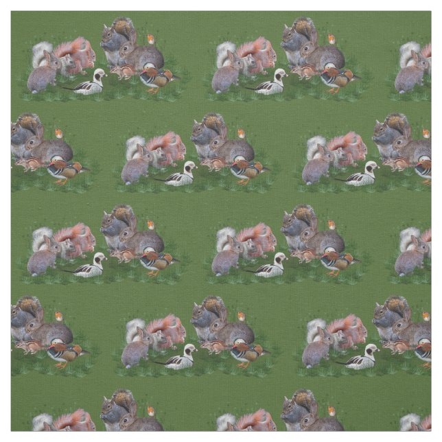 Tissu d'animaux de région boisée (Échantillon)