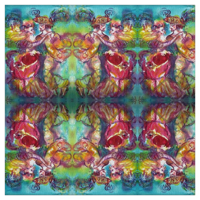 Tissu DANSE CARNAVALE / Mascarade vénitienne (Échantillon)