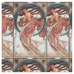 Tissu Danse d'Alfons Mucha 1898