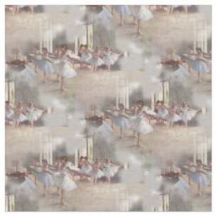 Tissu Dansers Ballet Rehearsal Art Fabric
