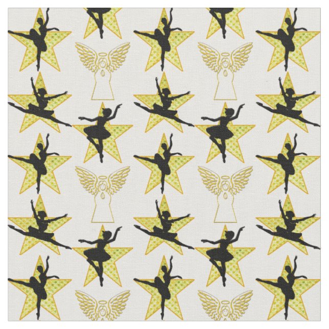 TISSU DANSEUR D'OR GORGEEUX CONCEPTION DE NOËL (Fermer)