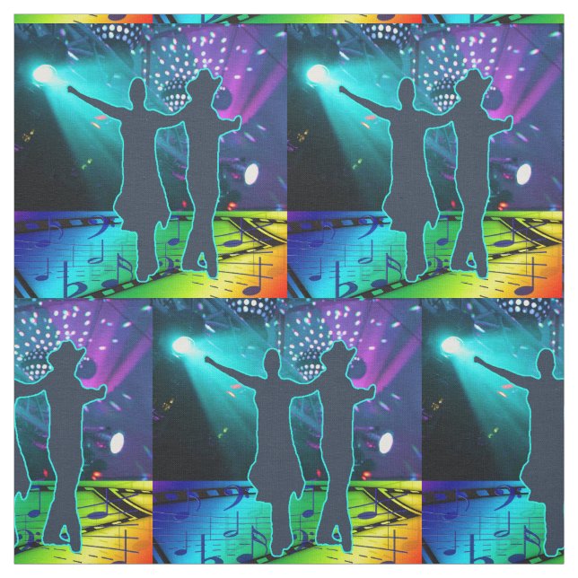 Tissu Danseurs occidentaux de pays 2 lumières et (Échantillon)