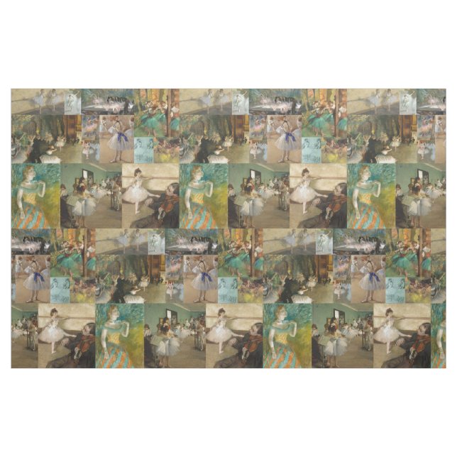 Tissu Danseuses de ballet Élégantes Dessins (Fat Quarter)