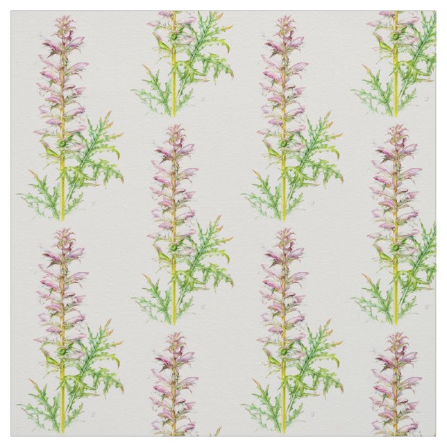 Tissu d'aquarelle des ours rose brech (Échantillon)