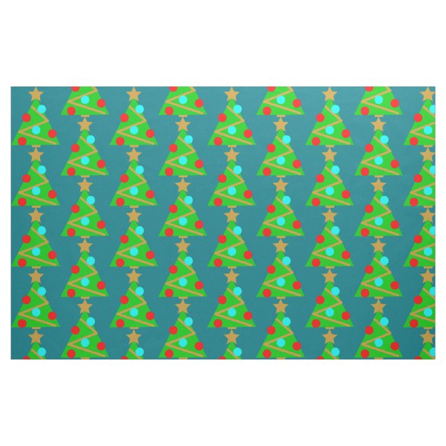 Tissu d'arbre de Noël (Fat Quarter)