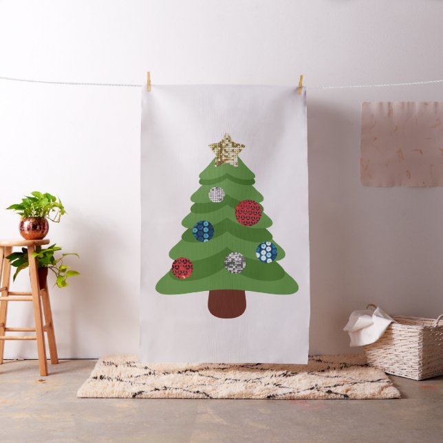 tissu d'arbre émoji noël (In Situ)