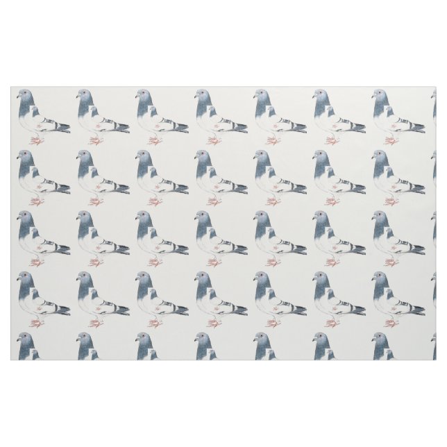 Tissu d'art d'oiseau de pigeon (Fat Quarter)