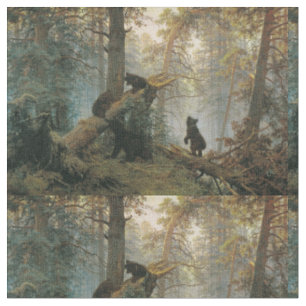 Tissu d'art forestier de Shiskin