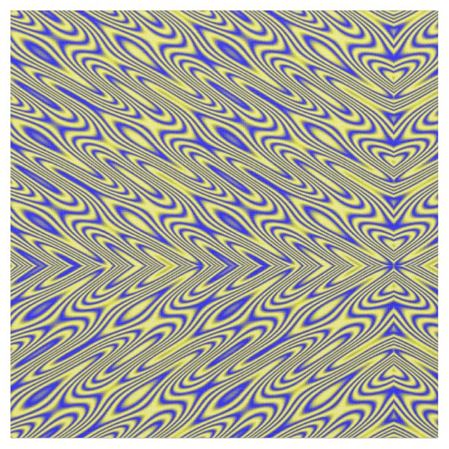 Tissu d'artisanat à motif abstrait de tourbillons  (Fermer)