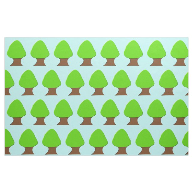 Tissu d'artisanat à motif d'arbre (Fat Quarter)