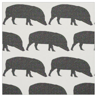 Tissu d'artisanat à motif de porc