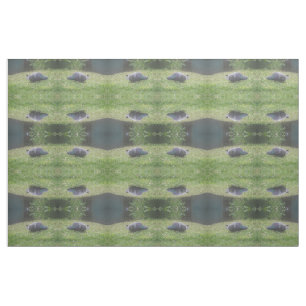 Tissu d'artisanat animal à motifs de pigeon coucha
