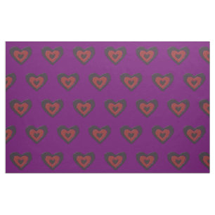 Tissu d'artisanat de cœur de fusion gothique