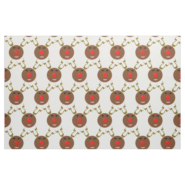 Tissu d'artisanat de rennes de Noël Cyber (Fat Quarter)