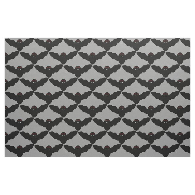 Tissu d'artisanat d'Halloween Vampire déplaisant (Fat Quarter)