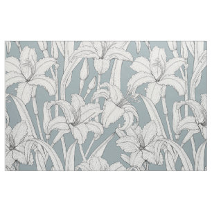 Tissu Daylilies