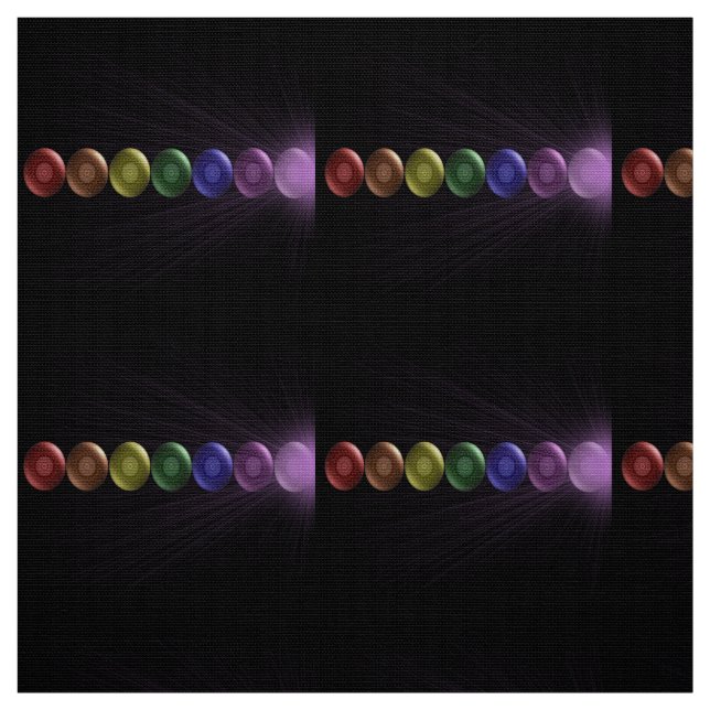 Tissu de 7 Chakra (Échantillon)