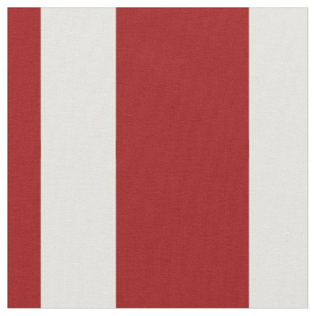 Tissu de bande rouge et blanche marine (Fermer)