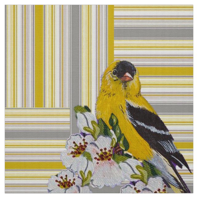 Tissu de bandes Goldfinch (Échantillon)