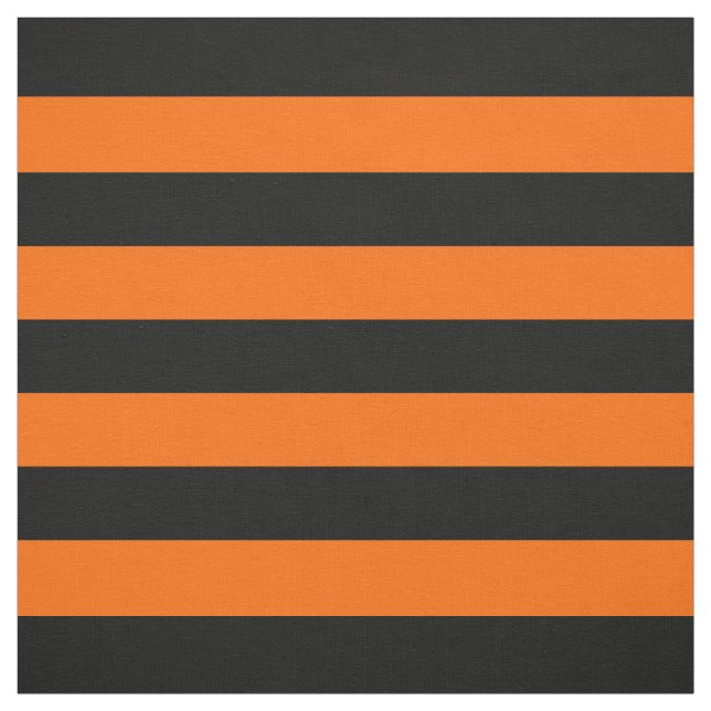 Tissu de bandes orange/noir (Échantillon)