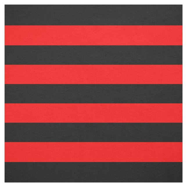 Tissu de bandes rouge/noir (Échantillon)