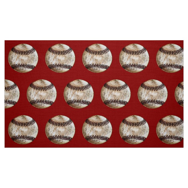 Tissu de baseball vintage au mètre (Fat Quarter)