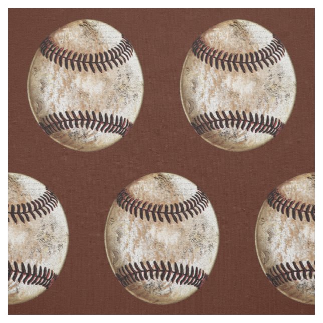 Tissu de baseball vintage personnalisable, VOS COU (Échantillon)