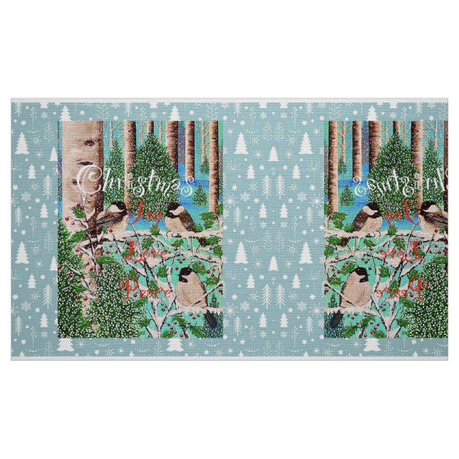 Tissu de bavardage de Noël 2 (Fat Quarter)