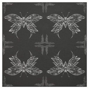 Tissu de bloc de courtepointe de papillon Tribal A