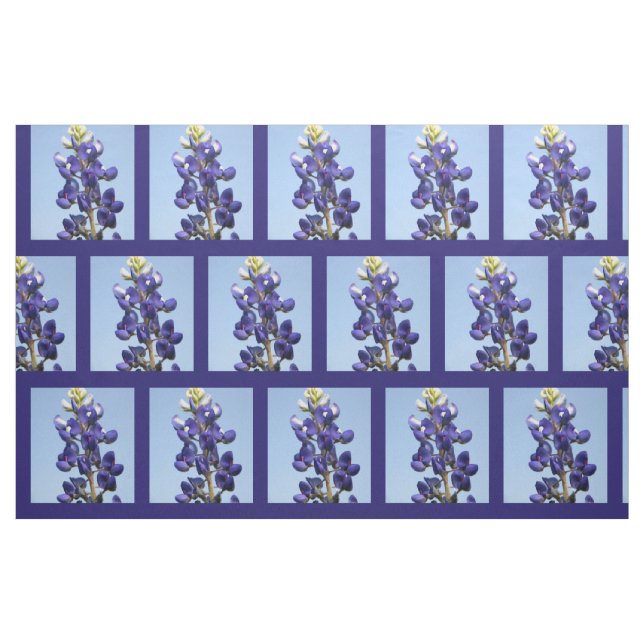 Tissu de Bluebonnet de Texas (Fat Quarter)