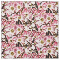 Tissu de bois de chien rose