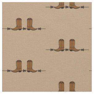 Tissu de bottes de cowboy