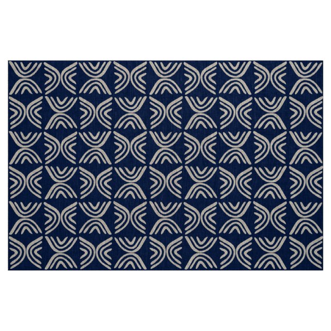 Tissu de boue Style 080215 - Indigo 001744 (Fat Quarter)