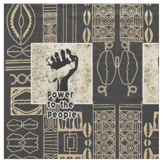 Tissu de boue Tribal de la Jungle africaine Abstra