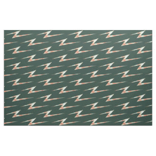 Tissu de boulons de foudre rétro