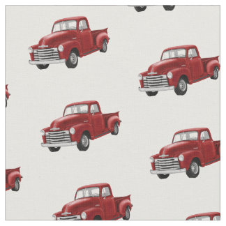 Tissu de camion rouge