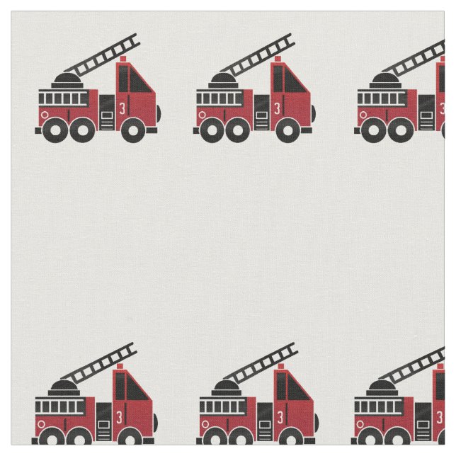 Tissu de camions de pompiers (Fermer)