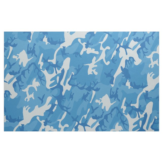 Tissu de Camo Bleu (Camouflage Océanique) (Fat Quarter)