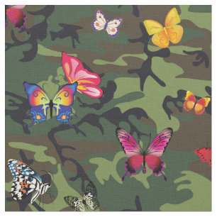 tissu de camouflage papillon