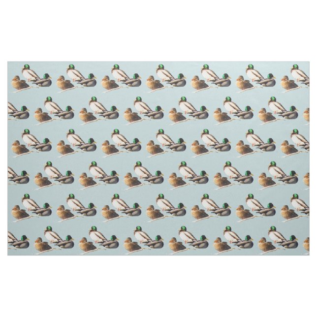 Tissu de canards de Mallard (Fat Quarter)