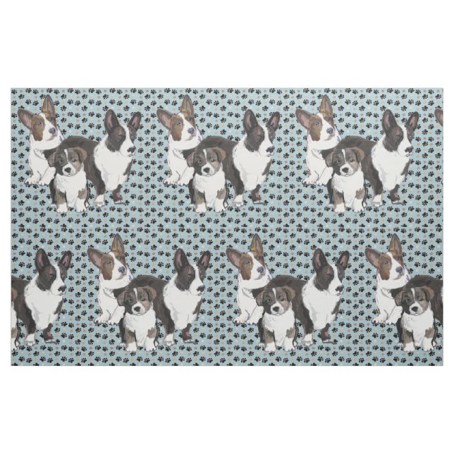 Tissu de Cardigan Welsh Corgi (Fat Quarter)
