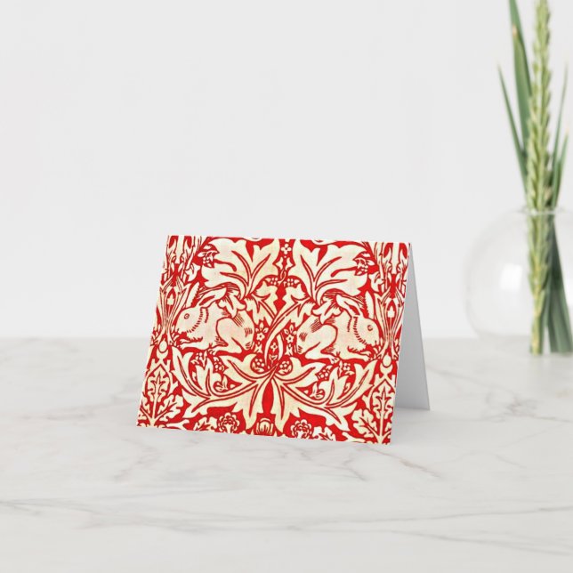 Tissu de Carte pour notes-Cru/Mode-William Morris (Devant)